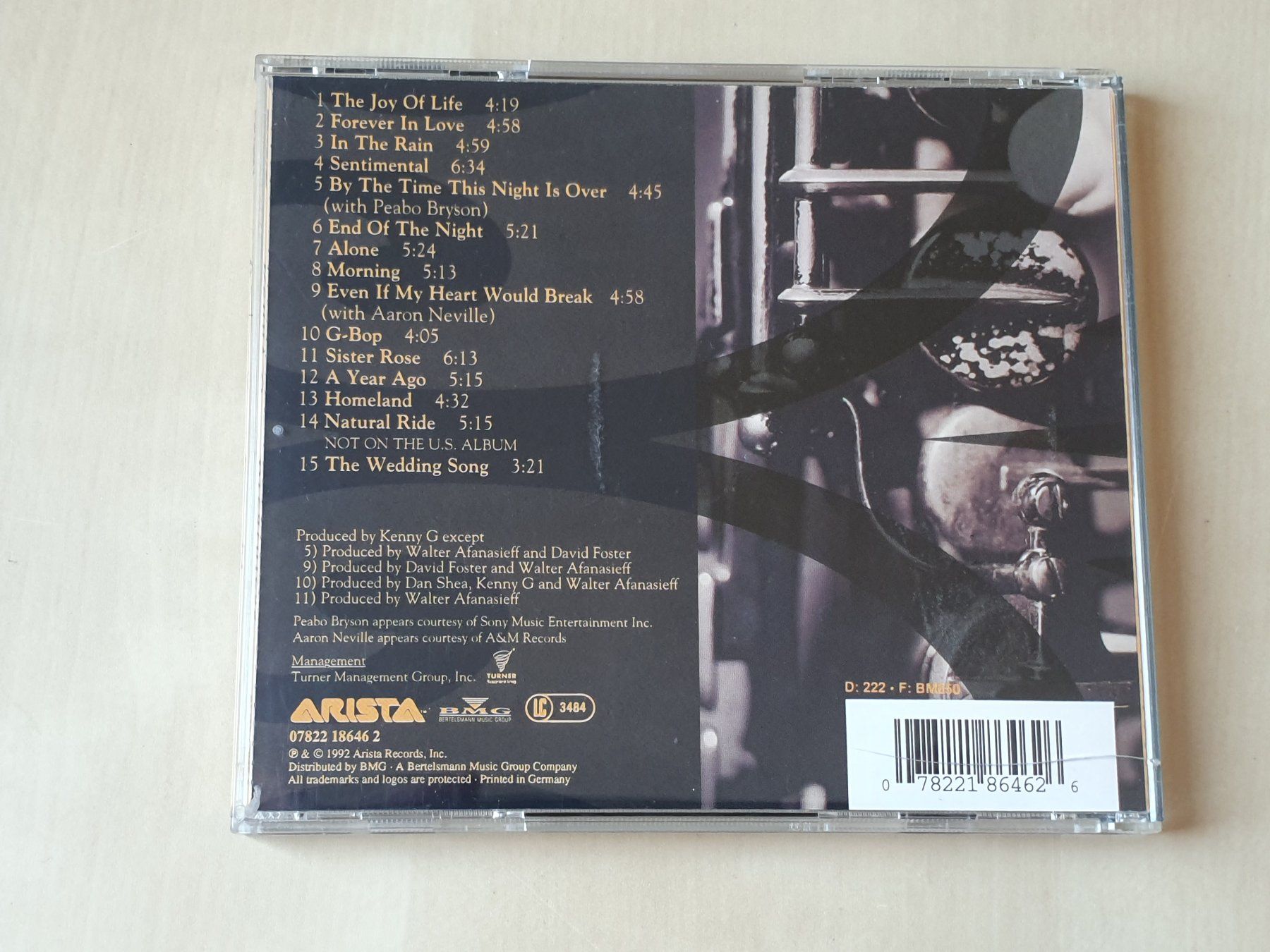 CDs: Kenny G Breathless – Gebraucht aus Stansstad von collectorsshop 1