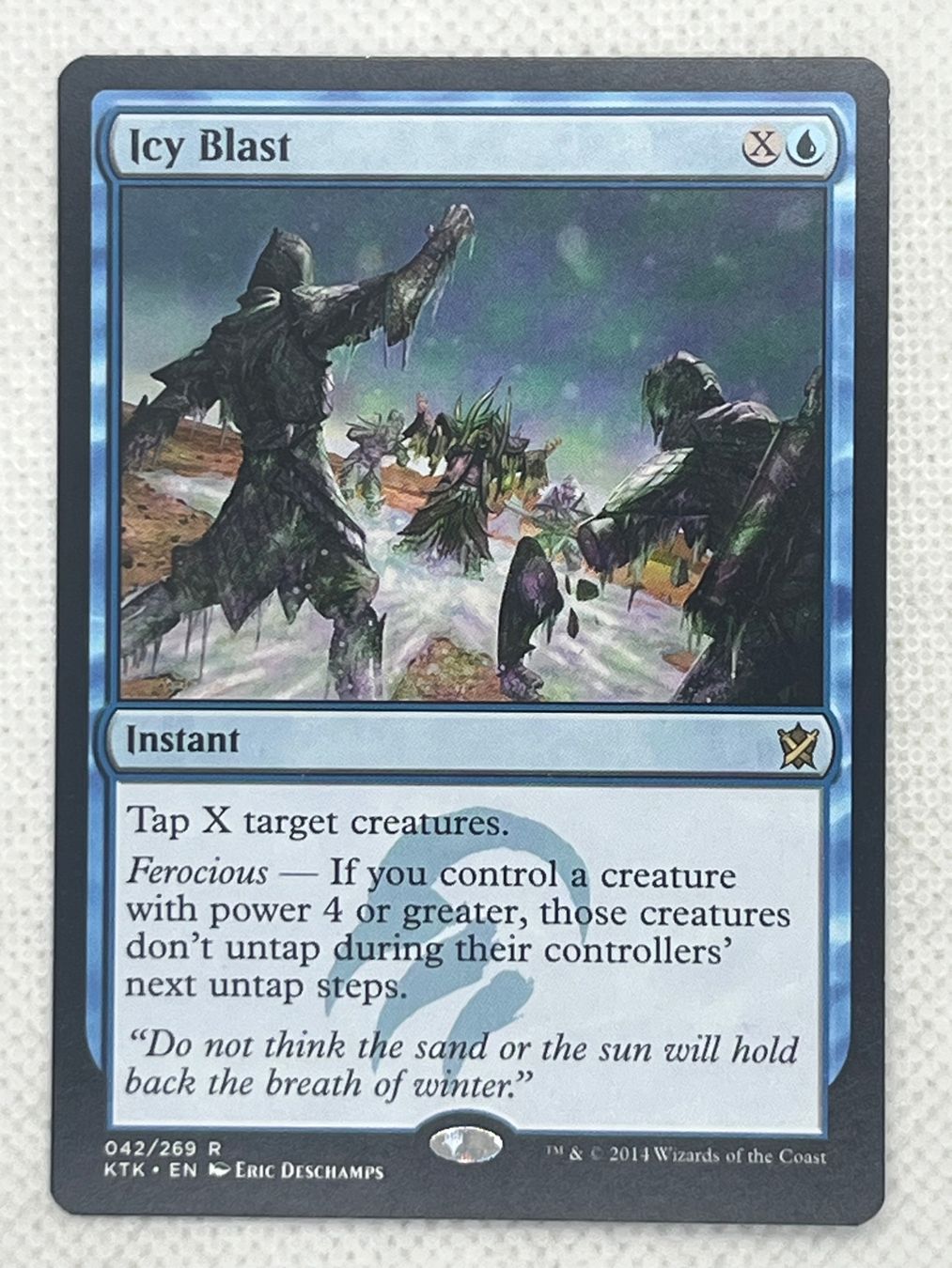 Magic The Gathering Sammelbilder & Trading cards: MTG Icy Blast KTK 42 Rare – Gebraucht aus Hinterkappelen von Kim1992