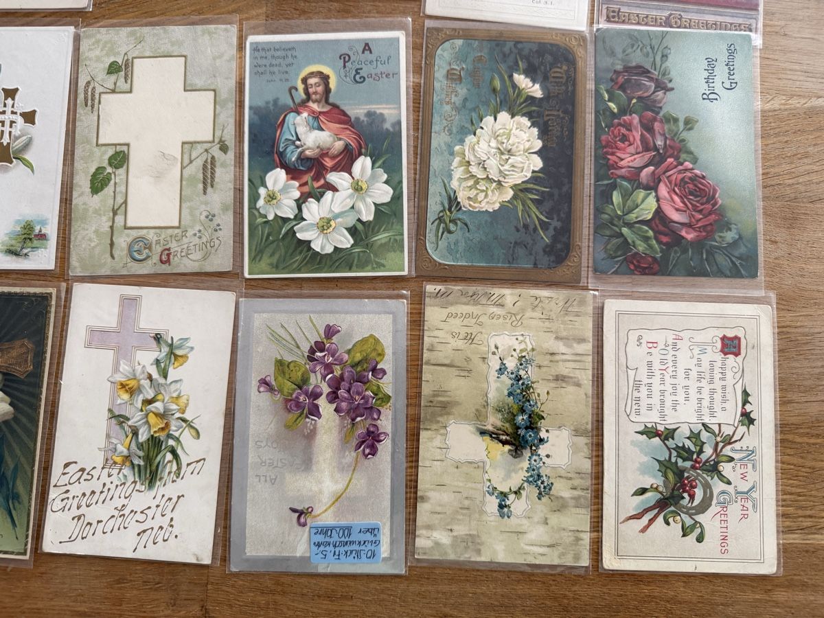 Cartes postales: Konvolut Ansichtskarten Ostergrüsse Glückwunschkarten  – D'occasion à Goldach par Messerguru 4