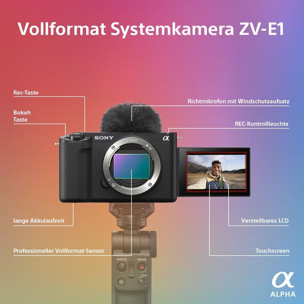 Sony Appareil photo: Sony ZV-E1 Full frame video camera ( with Protection Cage ) – D'occasion à Zürich par Vav_c6fq 9