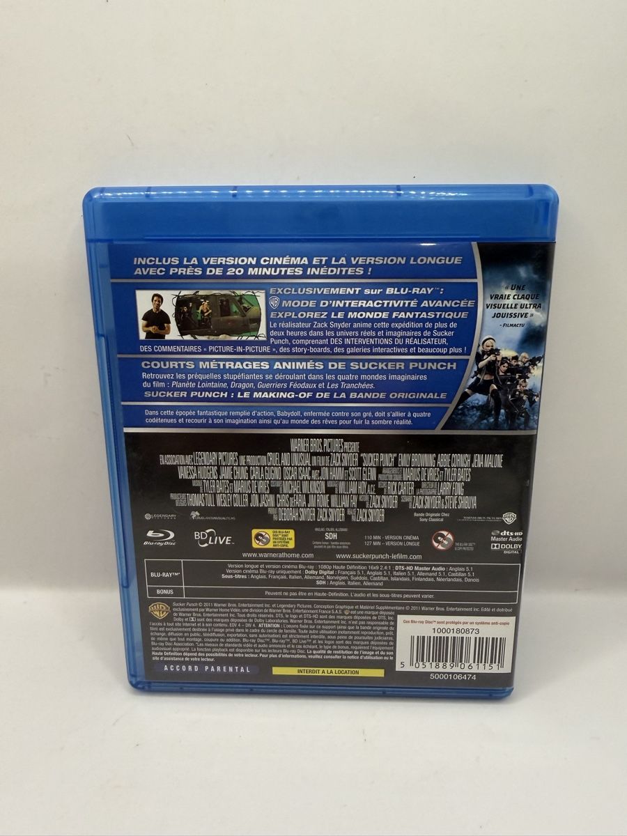 Tous les DVDs: Blu Ray Sucker Punch – D'occasion à Genève par sho_67qj 1