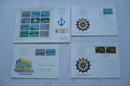 1978 LEMANEX 1 FDC + 3 Ausstellungsbelege