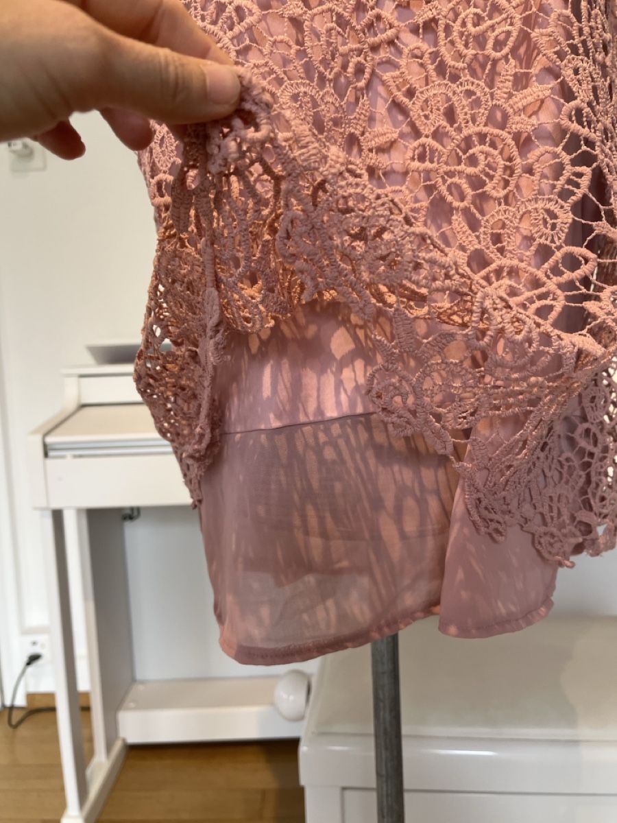 Tops: Top mit Spitze, altrosa, M – D'occasion à Solothurn par Bobesch08 2