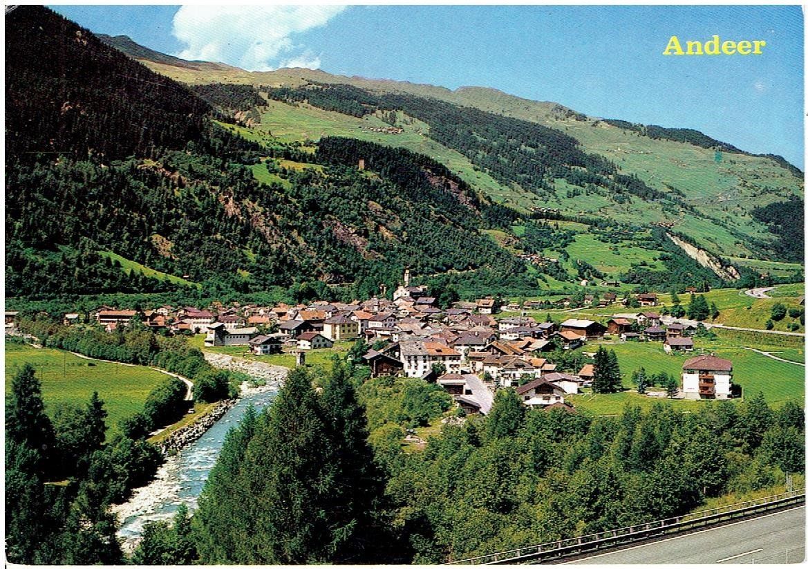 Cartes postales: Andeer – D'occasion à Flims - Dorf par Stagediver