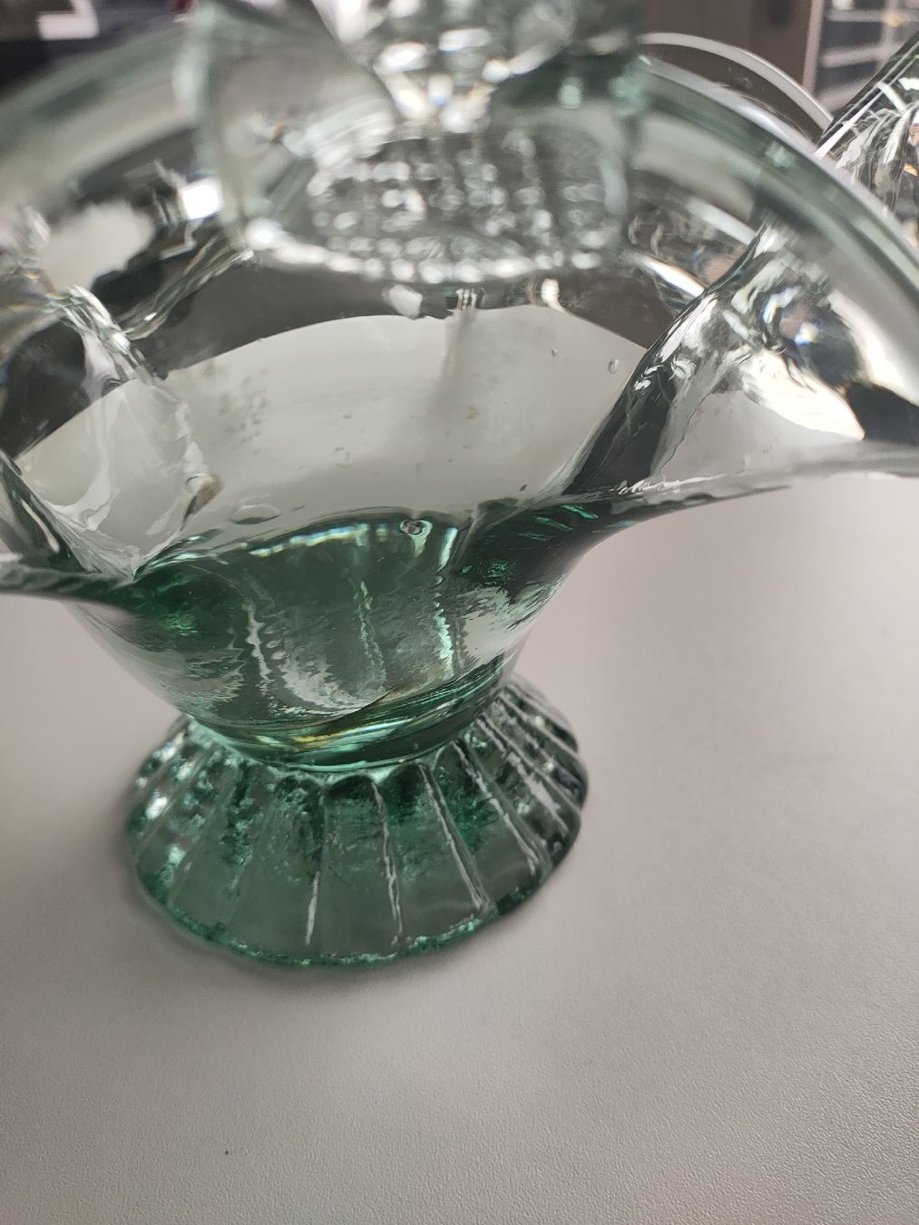 Piatti di portata: Glas Obstschale mit Henkel, Vintage Design – Usato da Gipf-Oberfrick venduto da minini 9