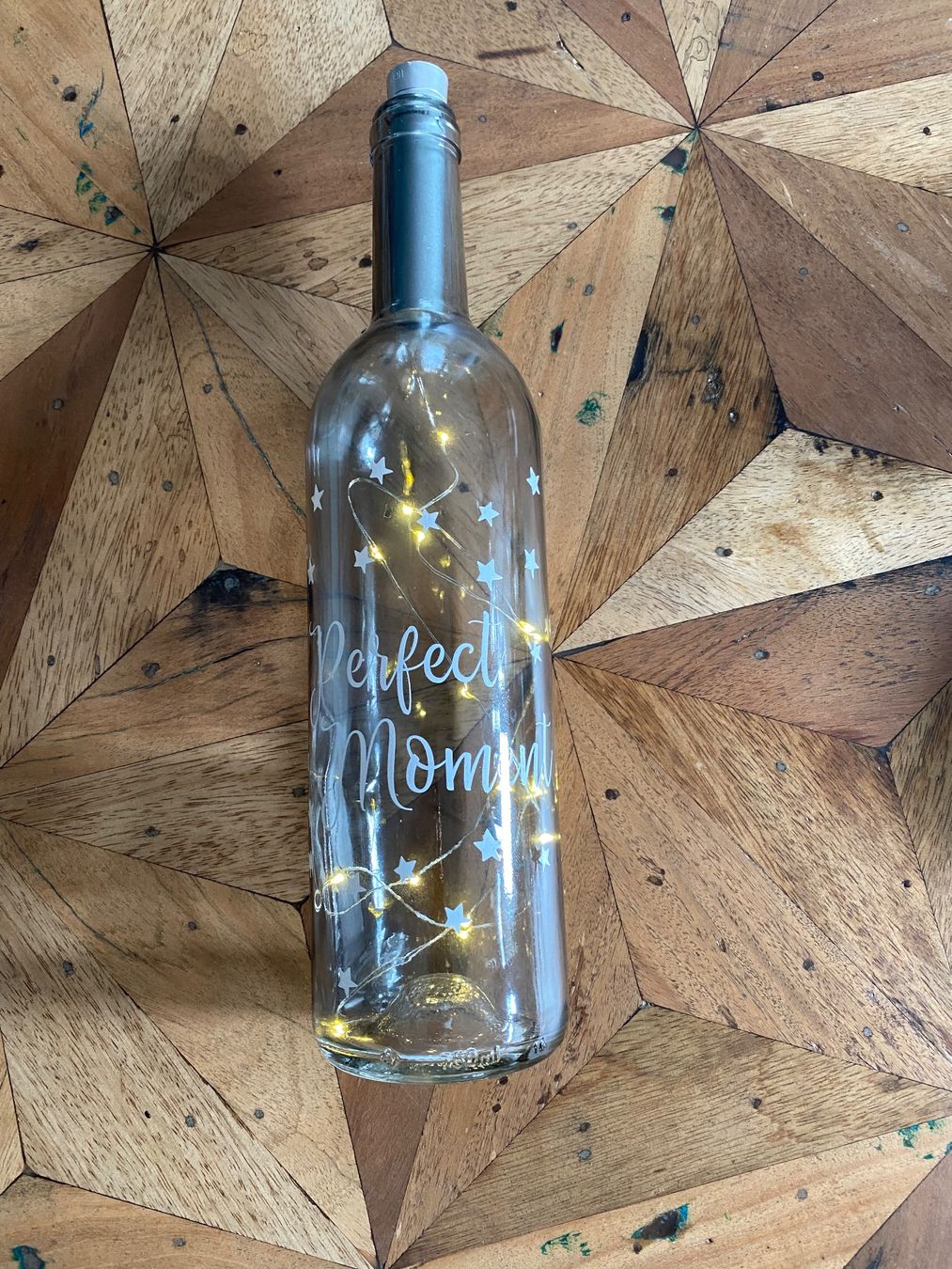 Tutte le decorazioni: Deko Flasche mit Lichterkette - Perfect Moment – Nuovo e nell'imballaggio originale da Stadel b. Niederglatt venduto da sandart