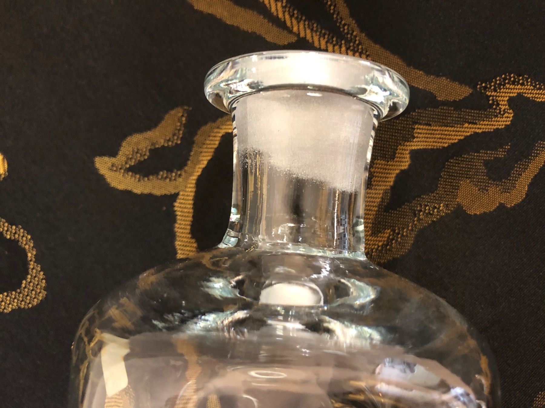 Holmegaard Karaffen: Holmegaard - Glas-Karaffe, klar, Mundgeblasen – Gebraucht aus Brunnen von Allerwaren 8