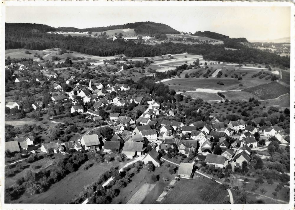 Hüttwilen TG Flugaufnahme Nr.1809 , 1950 Kaufen auf Ricardo
