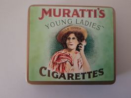 Muratti's Young Ladies Cigarettes Schachtel Vintage