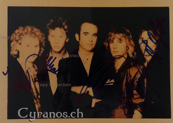 Autografi: Status Quo - Musikgruppe - Autogramm – Usato da Dietikon venduto da cyranos1