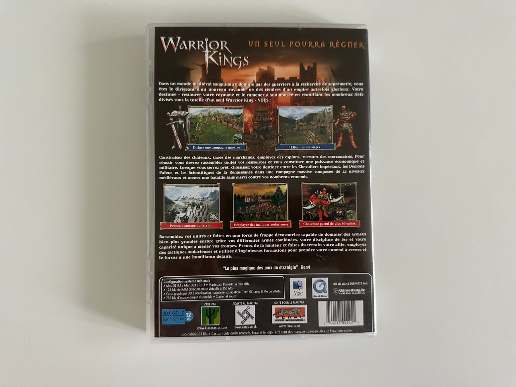 Microsoft Giochi: Warrior Kings, MAC – Usato da Couvet venduto da nay_prh5 2