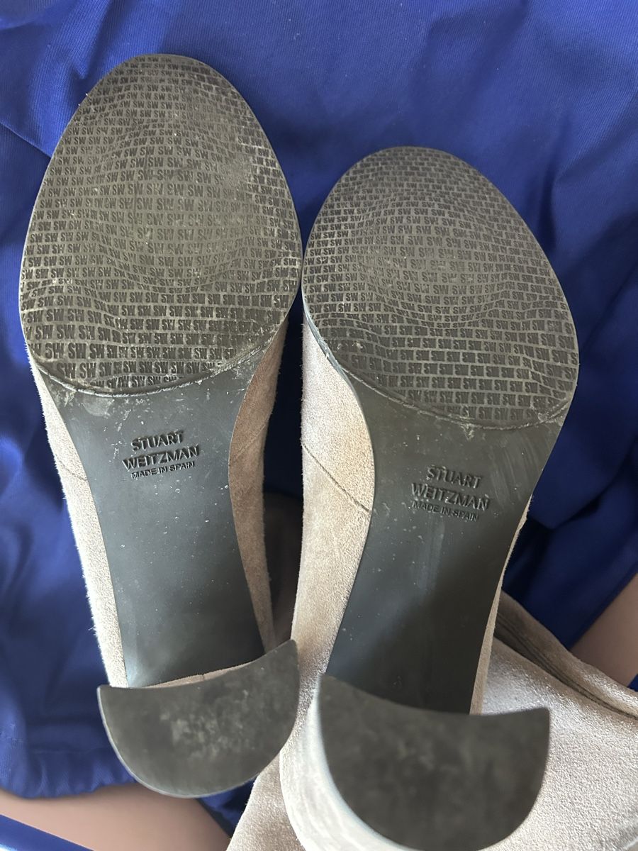 Stuart Weitzman Damenschuhe: Stuart Weitzman Overknee Stiefel, Wildleder, Gr. 39 – Neu (gemäss Beschreibung) aus Oberrieden von Mlew 4