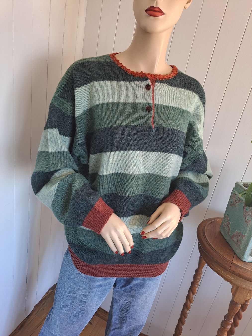 Maglioni & Felpe: WINNER 90S Vintage Wollpullover unisex Pullover  M L 40 42 – Usato da Mollis venduto da Fauchi99
