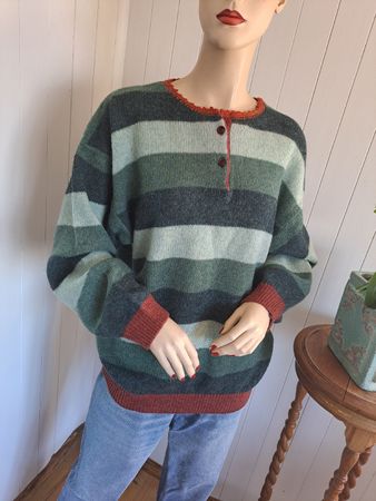 WINNER 90S Vintage Wollpullover unisex Pullover  M L 40 42