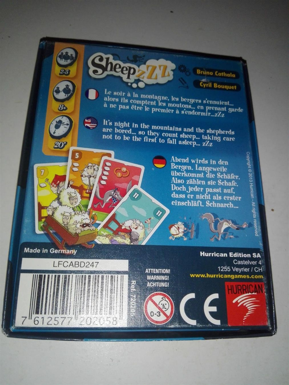 Spiele: Sheepzzz   (Bruno Cathala & Cyril Bourquet) – Gebraucht aus St.Gallen von elk2022 7