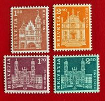 BAUDENKMÄLER ERGÄNZUNGSWERTE 391 - 394 1963** POSTFRISCH