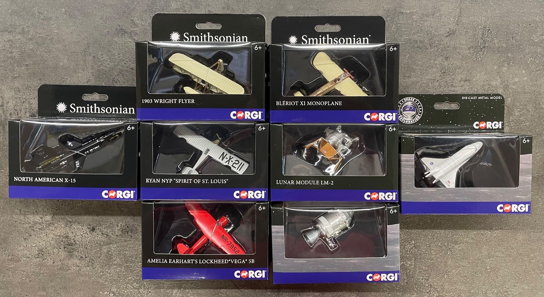 Kit di modellismo & Modellini statici: Corgi Smithsonian-Set – Nuovo e nell'imballaggio originale da Sursee venduto da Toni-SpielSursee