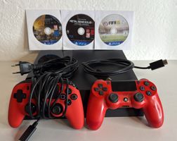 PS4 500GB – Software 13.02 – 2 Controller + 3 Spiele 
