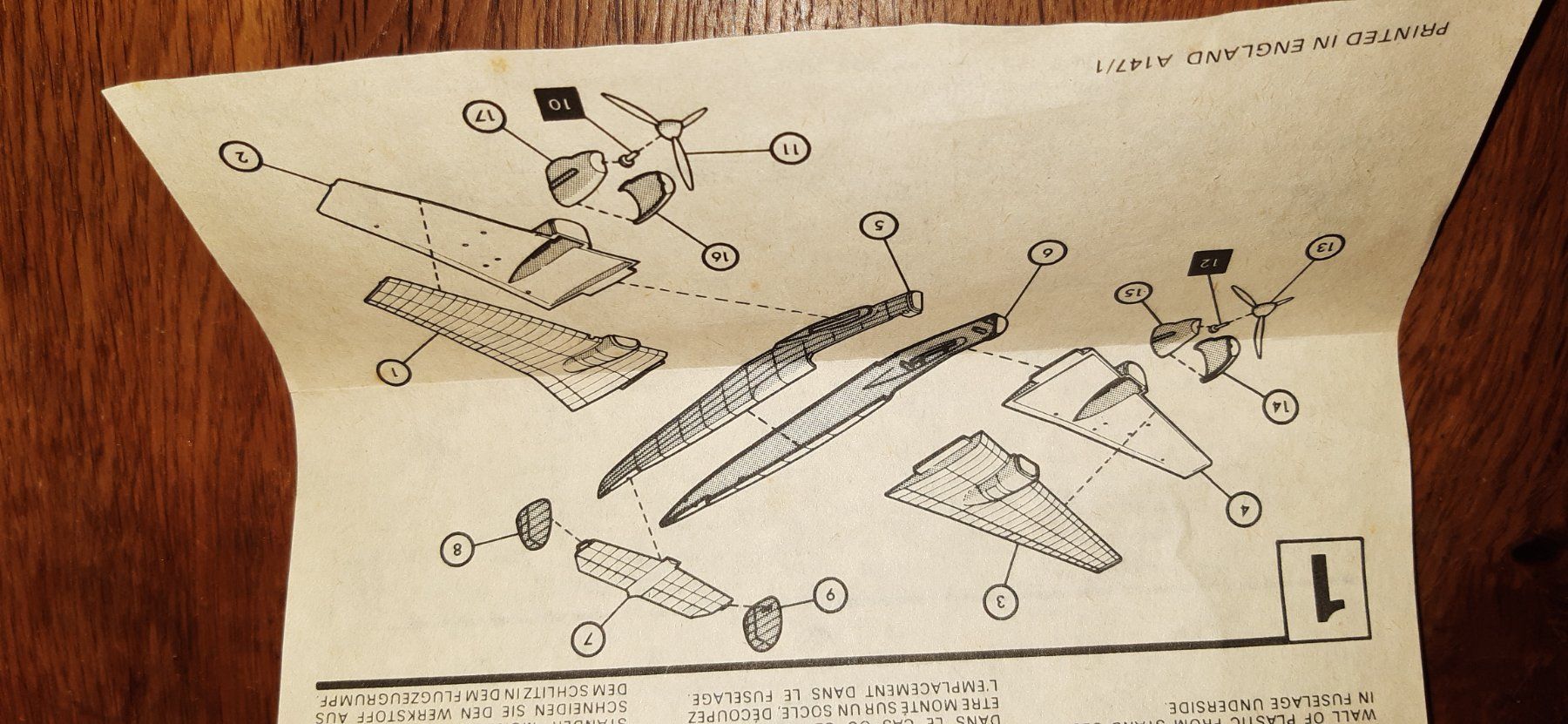 Airfix Kit di modellismo & Modellini statici: Messerschmitt 110 D 1:72 Airfix – Usato da Fehraltorf venduto da STEMAC01TK 3