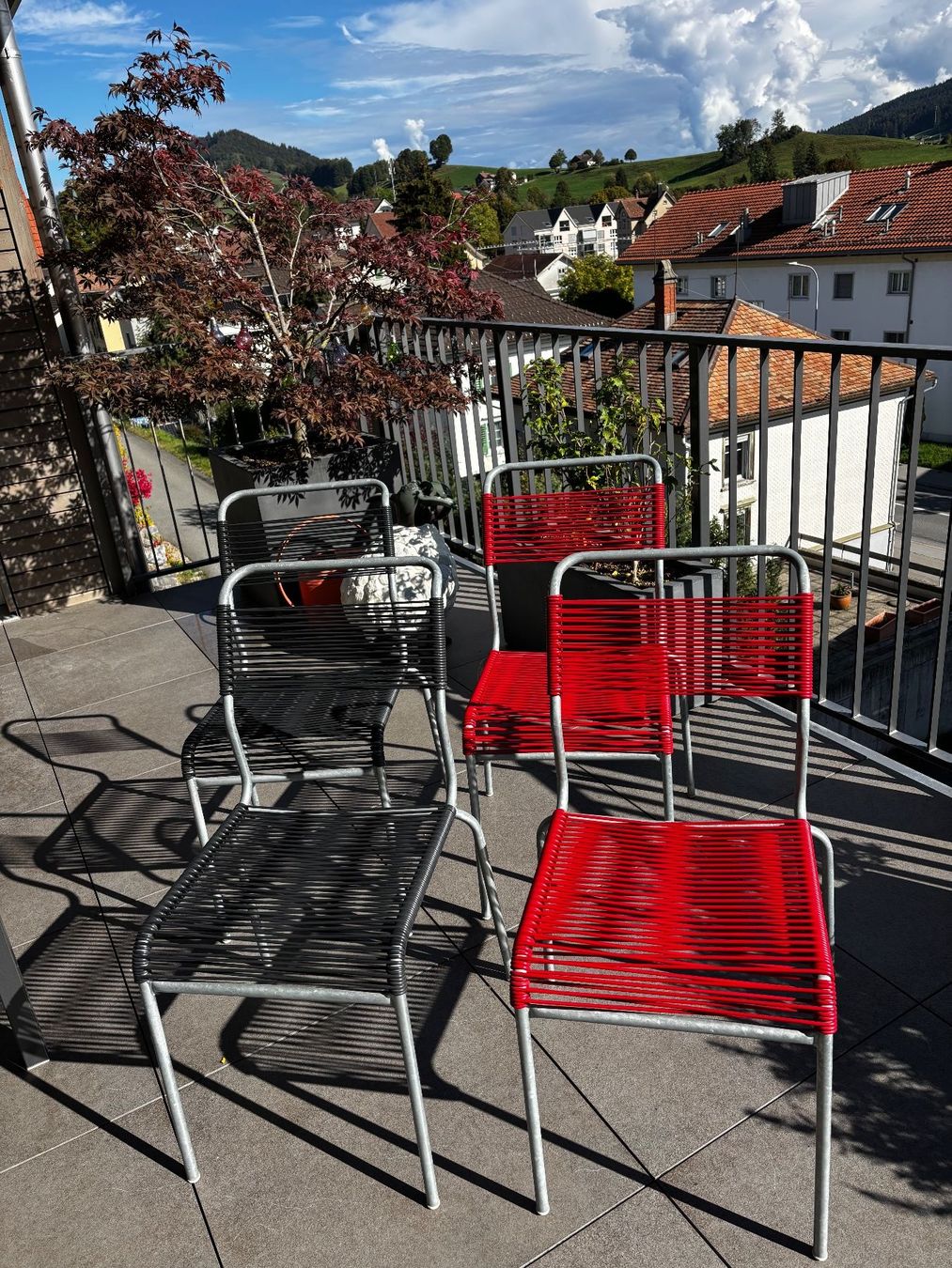 Schaffner Stühle: Spaghetti-Stühle von Schaffner – Gebraucht aus Gais von Mellabella_G