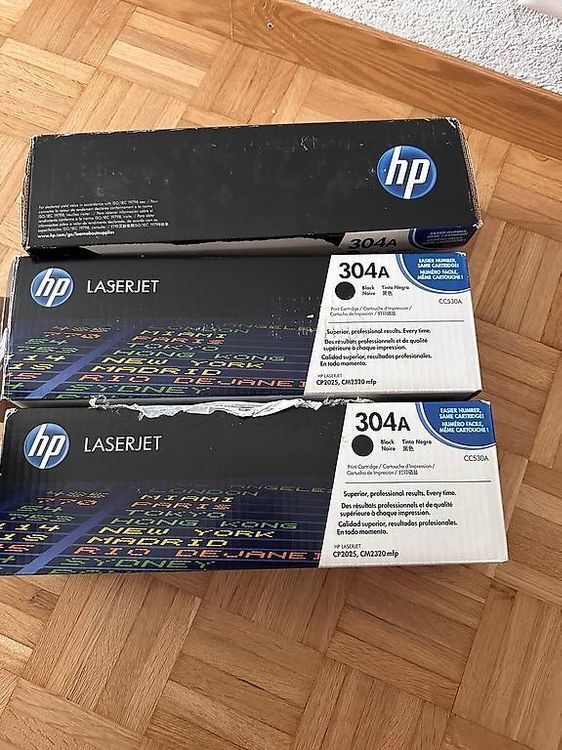 Hewlett Packard Cartucce per stampanti & toner: 3 HP Toner 304A – Nuovo e nell'imballaggio originale da Wabern venduto da and_59x7