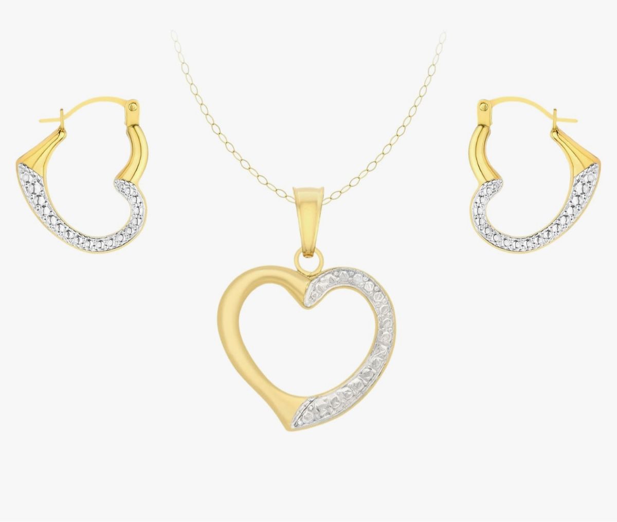 Ketten: Ohrringe aus echt Gold set – Neu und originalverpackt aus Hemmental von BlingBling1 1