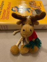Elch Stofftier oder Schlüsselanhänger Plüschtier Weihnachten