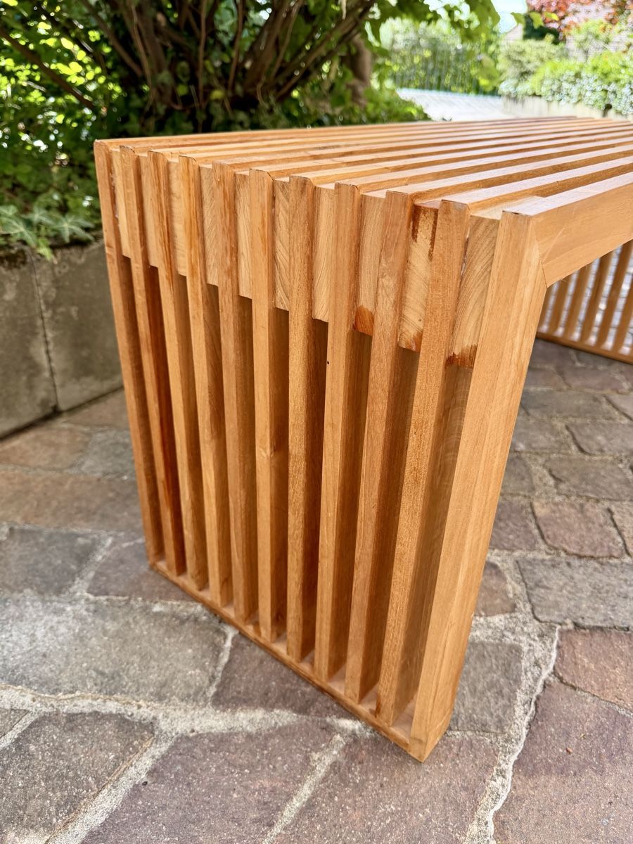 Panchine: Dänische Holzbank im Lamellendesign – Usato da Zürich venduto da hansUeli99 3