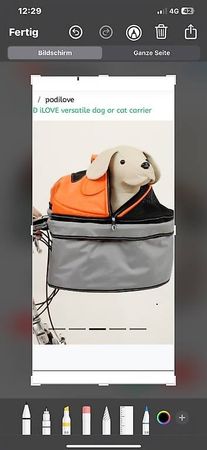 Hunde Fahrradtasche PODILOVE