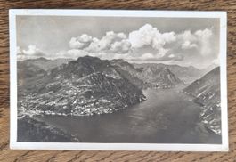 Lago di Lugano, Stempel Kulm Hotel Monte Bre 1925 a.R.Berner