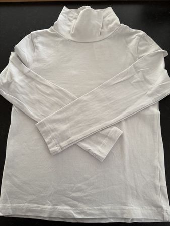 Rollkragenpullover weiss Grösse 122/128 neuwertig