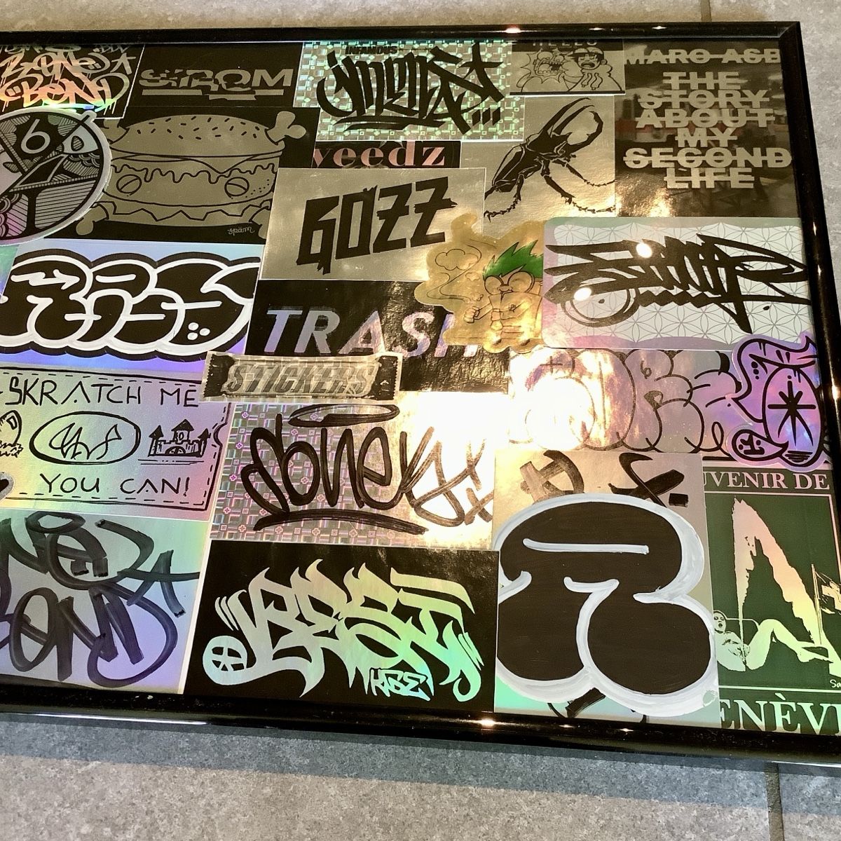 Foto & Immagini: Sticker Collage Graffiti schwarz-weiss Bild by Graffslaps.ch – Nuovo (secondo la descrizione) da zürich venduto da NickLos_26 3