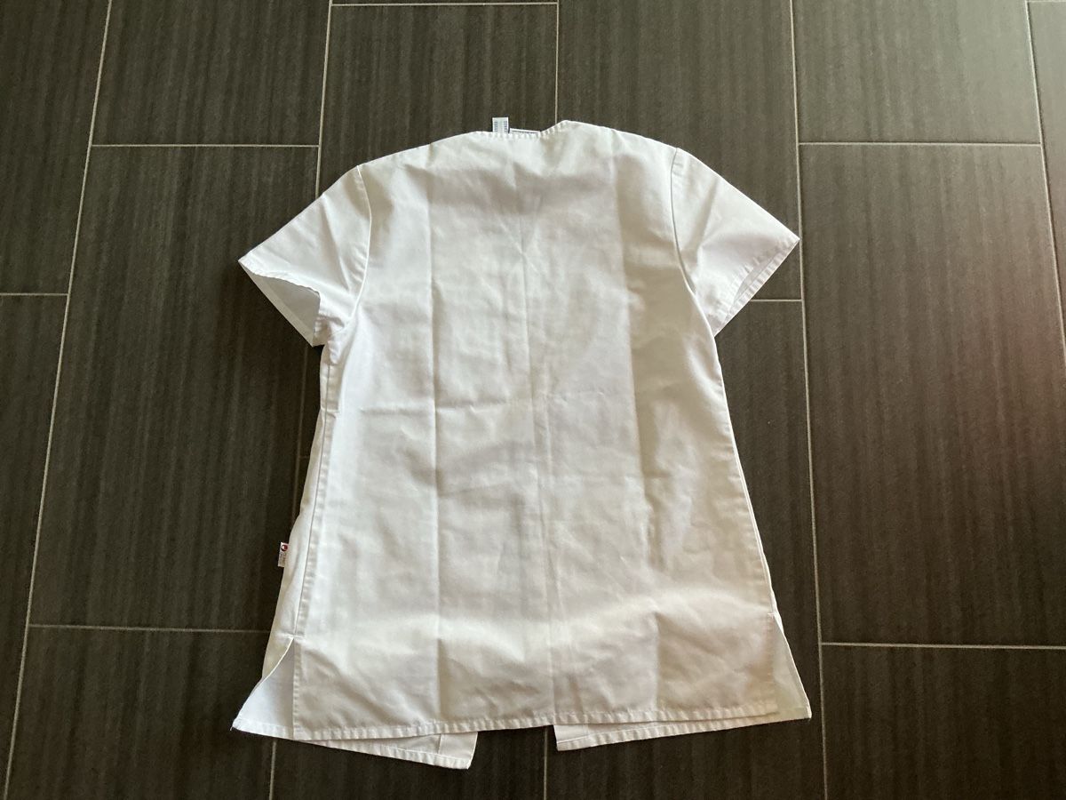 Camicette: Chemise de travail blanche  – Usato da Martigny venduto da Maxou74 2