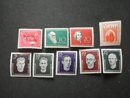 DDR 1958  Nr. 631-639 *  (5588)