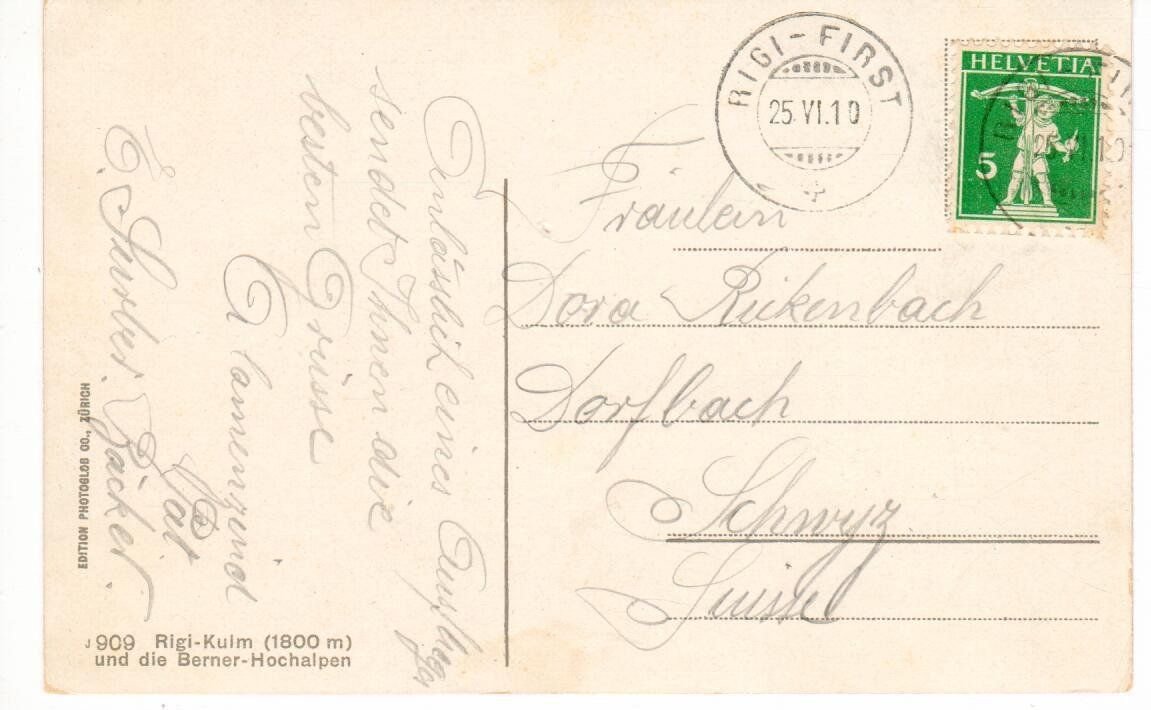 Cartes postales: Rigi – D'occasion à Wolhusen par Curver9 1