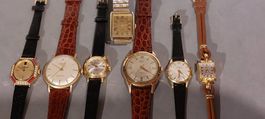 Lot vintage A de 7montres mécaniques années 1940-70