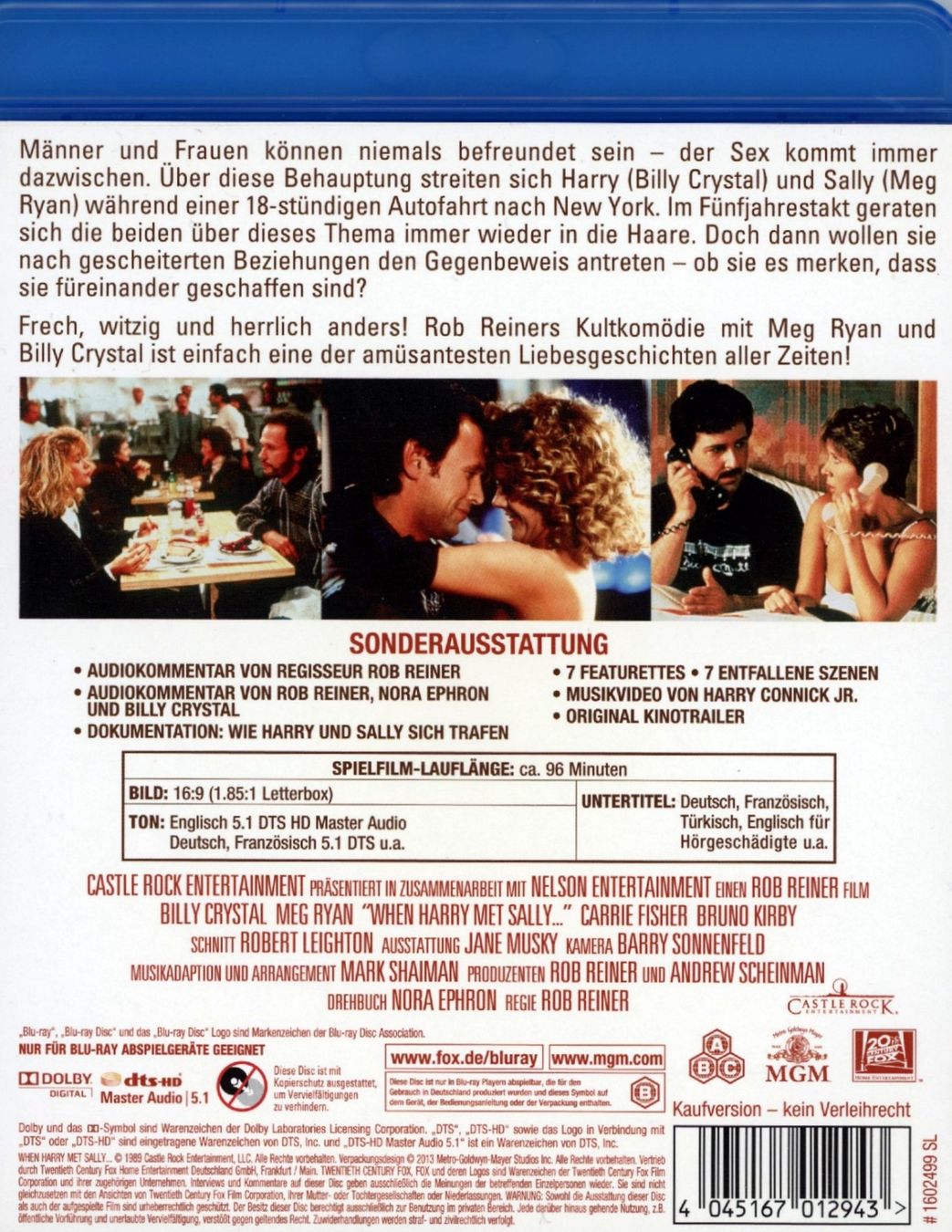 Tutti i DVDs: Blu-ray Disc: Harry & Sally / When Harry met Sally – Usato da Zofingen venduto da Chris-Jo-Noe 1