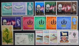 Falkland Islands British ex. Kat. 123-178 gest. 1965/69 Kat.
