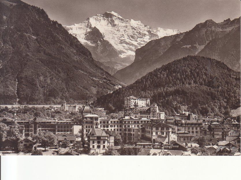 Cartoline postali: Interlaken ca. 1930 – Usato da Bürglen TG venduto da StampGraf