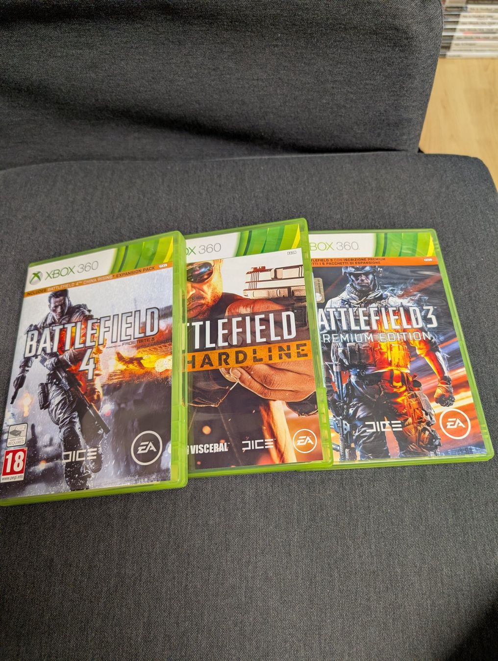 Giochi: Battlefield 3, 4 and Hardline Microsoft Xbox 360 – Usato da Giubiasco venduto da Ticinerd