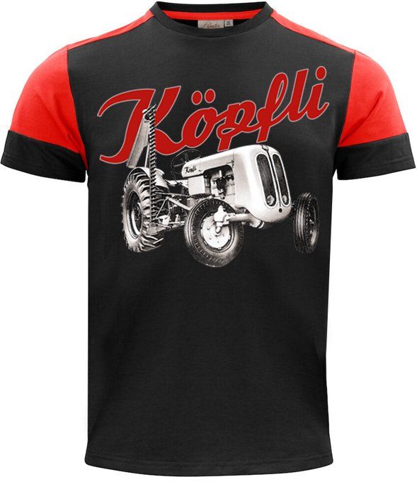 T-Shirts: Köpfli Traktor T-Shirt – Neu und originalverpackt aus Aettenschwil von shirtster