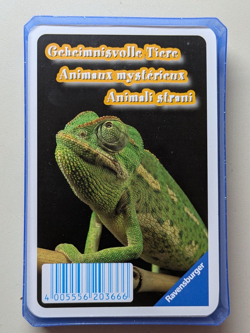 Ravensburger Spiele: Ravensburger - Geheimnisvolle Tiere - Quartett – Gebraucht aus Port von gecotom