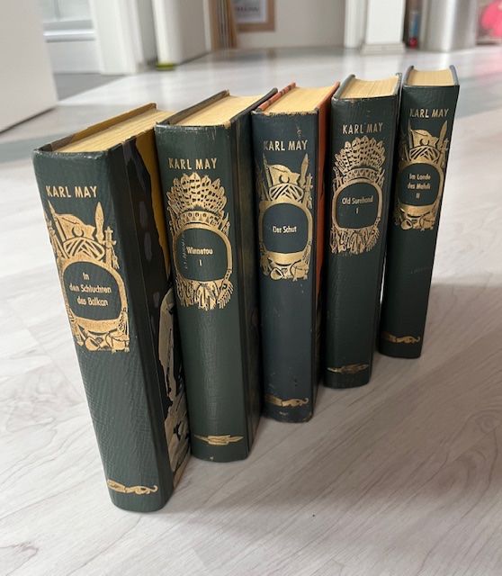 Libri: Karl May - 5 Bände Bertelsmann Verlag – Usato da Löhningen venduto da Sojoso 2