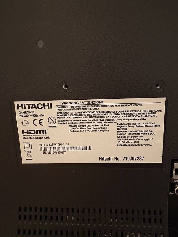 Televisori: BAISSE DE PRIX - TV LED Smart - Hitachi 24" – Nuovo e nell'imballaggio originale da Lausanne venduto da lig_xw8t 2