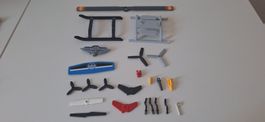 Playmobil Set mit Helikopter und Flugzeugzubehör