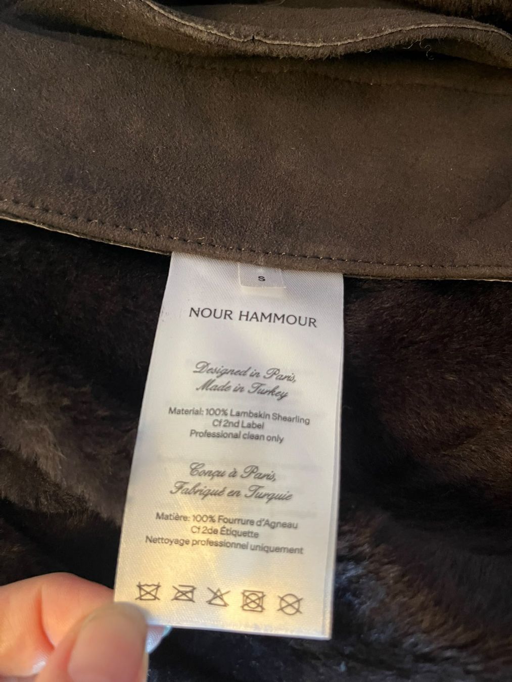 Cappotti: Nour Hammour Lammfellmantel Shearling Gr. S - NP CHF 2186.- – Nuovo e nell'imballaggio originale da Neuhausen venduto da Rue_Trouvaille 6