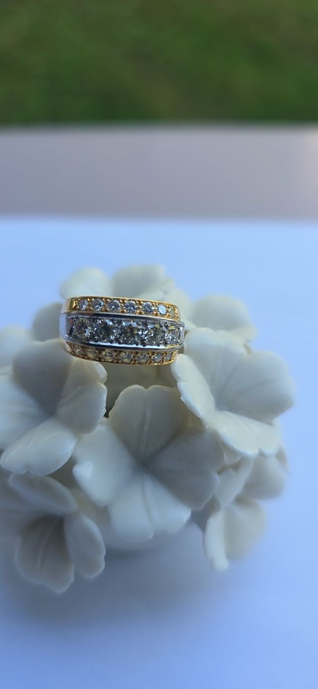 Anelli: Gold Ring 18karat Diamanten  – Nuovo (secondo la descrizione) da Effretikon venduto da rinuom01 6