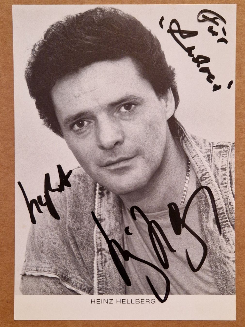 Autografi: Heinz Hellberg - Handsigniert – Usato da Menziken venduto da Autogramme
