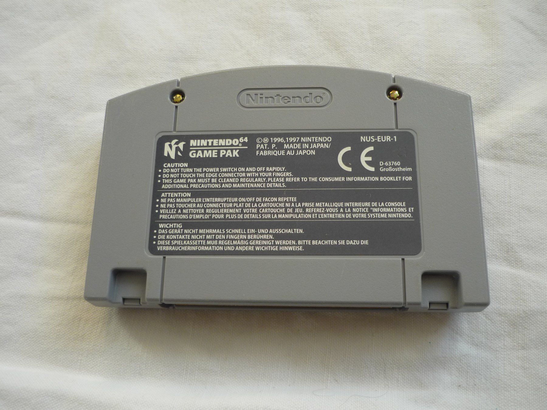Nintendo Giochi: Nintendo 64 Spiel - Lamborghini – Usato da Beringen venduto da Flatretriever 1