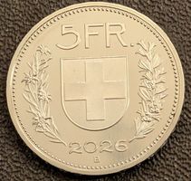 5 Franken 2026 stgl. / aus Münzsatz